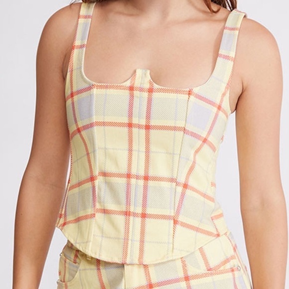 WeWoreWhat Seamed Corset Top size M - Picture 1 of 6